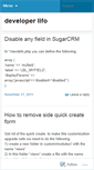 Mobile Screenshot of devlifo.wordpress.com