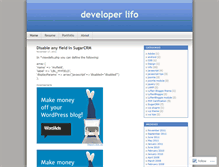 Tablet Screenshot of devlifo.wordpress.com