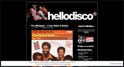 Desktop Screenshot of hellodisco.wordpress.com