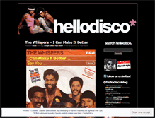 Tablet Screenshot of hellodisco.wordpress.com