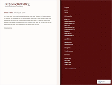 Tablet Screenshot of cody2009818.wordpress.com