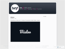 Tablet Screenshot of heydesign.wordpress.com