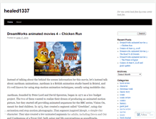 Tablet Screenshot of healed1337.wordpress.com