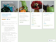 Tablet Screenshot of cakeprovocateur.wordpress.com