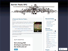 Tablet Screenshot of barrierpeaksrpg.wordpress.com