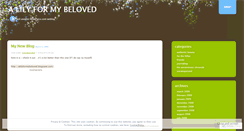Desktop Screenshot of lordslily.wordpress.com