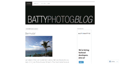 Desktop Screenshot of battyphotogblog.wordpress.com