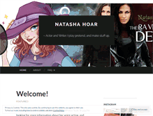 Tablet Screenshot of natashahoar.wordpress.com