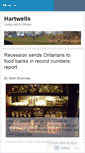 Mobile Screenshot of hartwellsottawa.wordpress.com