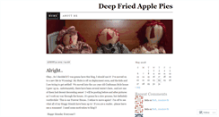 Desktop Screenshot of deepfriedapplepies.wordpress.com