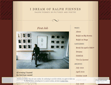 Tablet Screenshot of idreamofralphfiennes.wordpress.com