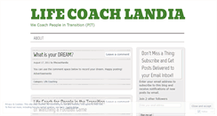 Desktop Screenshot of lifecoachlandia.wordpress.com