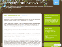 Tablet Screenshot of bluesourcepub.wordpress.com