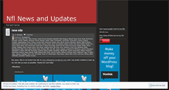 Desktop Screenshot of nflupdates.wordpress.com