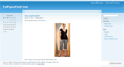 Desktop Screenshot of fullfigurefinds.wordpress.com