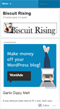 Mobile Screenshot of biscuitrising.wordpress.com