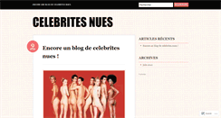 Desktop Screenshot of celebritesnues.wordpress.com