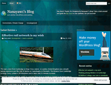 Tablet Screenshot of nanayaw1.wordpress.com