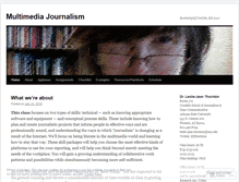 Tablet Screenshot of multijourn.wordpress.com