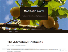 Tablet Screenshot of marillenbaum.wordpress.com