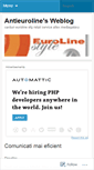 Mobile Screenshot of antieuroline.wordpress.com