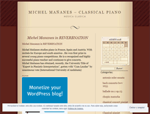 Tablet Screenshot of michelmananes.wordpress.com