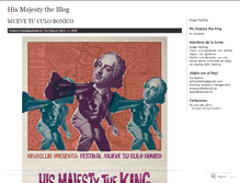 Tablet Screenshot of hismajestytheblog.wordpress.com