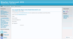 Desktop Screenshot of dealerinternet101.wordpress.com