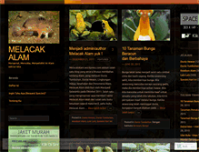 Tablet Screenshot of melacakalam.wordpress.com