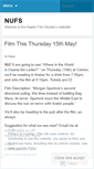 Mobile Screenshot of nufs.wordpress.com