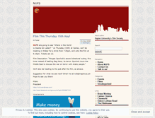 Tablet Screenshot of nufs.wordpress.com