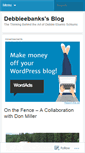 Mobile Screenshot of debbieebanks.wordpress.com