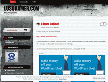 Tablet Screenshot of lusogamer.wordpress.com