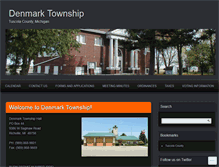 Tablet Screenshot of denmarktownship.wordpress.com