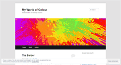 Desktop Screenshot of myworldofcolour.wordpress.com