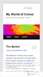 Mobile Screenshot of myworldofcolour.wordpress.com