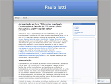 Tablet Screenshot of pauloriv71.wordpress.com