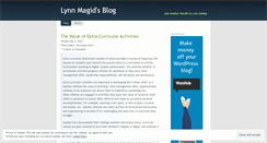 Desktop Screenshot of lynnmagid.wordpress.com
