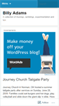 Mobile Screenshot of billyadams.wordpress.com