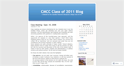 Desktop Screenshot of cmcc.wordpress.com