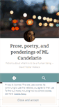 Mobile Screenshot of mlcandelario.wordpress.com