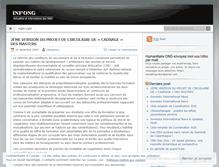 Tablet Screenshot of infong.wordpress.com