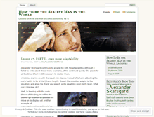 Tablet Screenshot of h2bsexiestmaninworld.wordpress.com