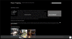 Desktop Screenshot of flavortripping.wordpress.com