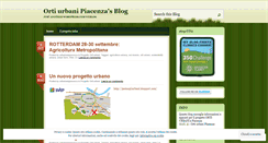 Desktop Screenshot of ortiurbanipiacenza.wordpress.com