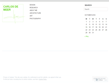 Tablet Screenshot of carlosdemeersanchez.wordpress.com