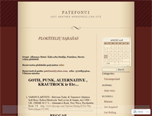 Tablet Screenshot of patefonui.wordpress.com