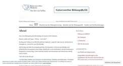 Desktop Screenshot of kwbildungsblog.wordpress.com