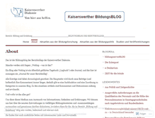 Tablet Screenshot of kwbildungsblog.wordpress.com