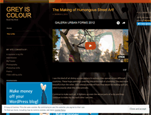 Tablet Screenshot of greyiscolour.wordpress.com